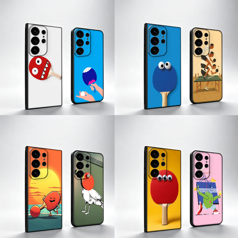 Table Tennis Quotes - New Table Tennis Cartoon Phone Case