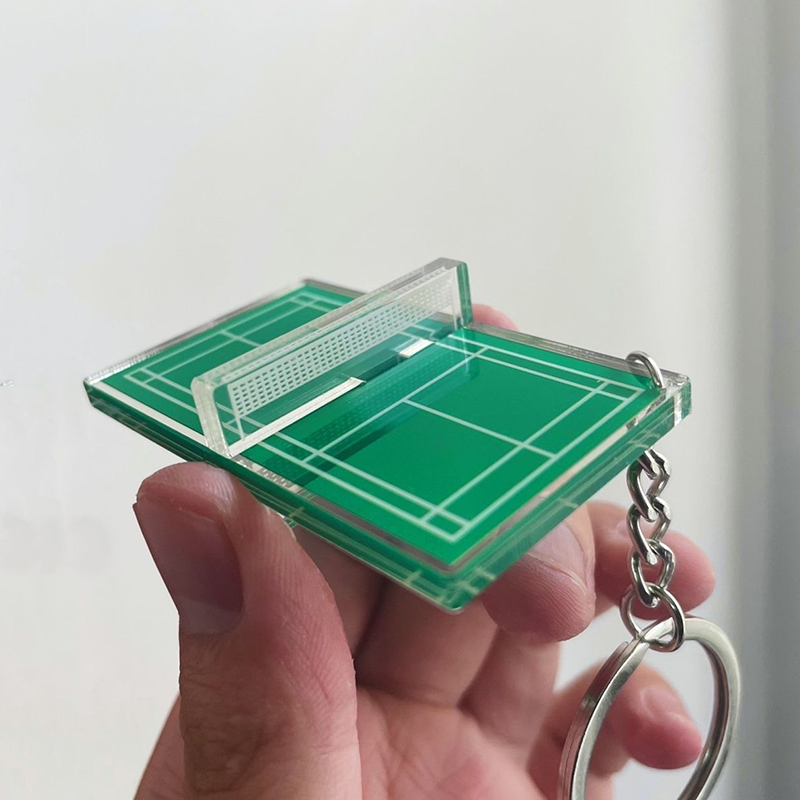 1 Pc Creative Badminton Keycha - Table Tennis Pc ulasan dan harga