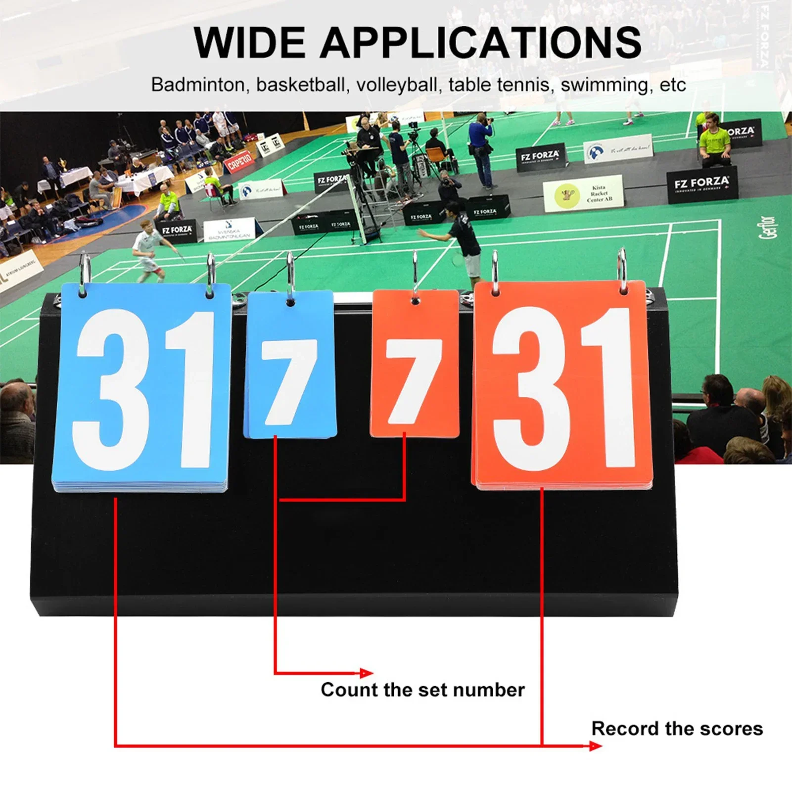 4 Digit Sports Competition Sco - Table Tennis Scoring ulasan dan harga