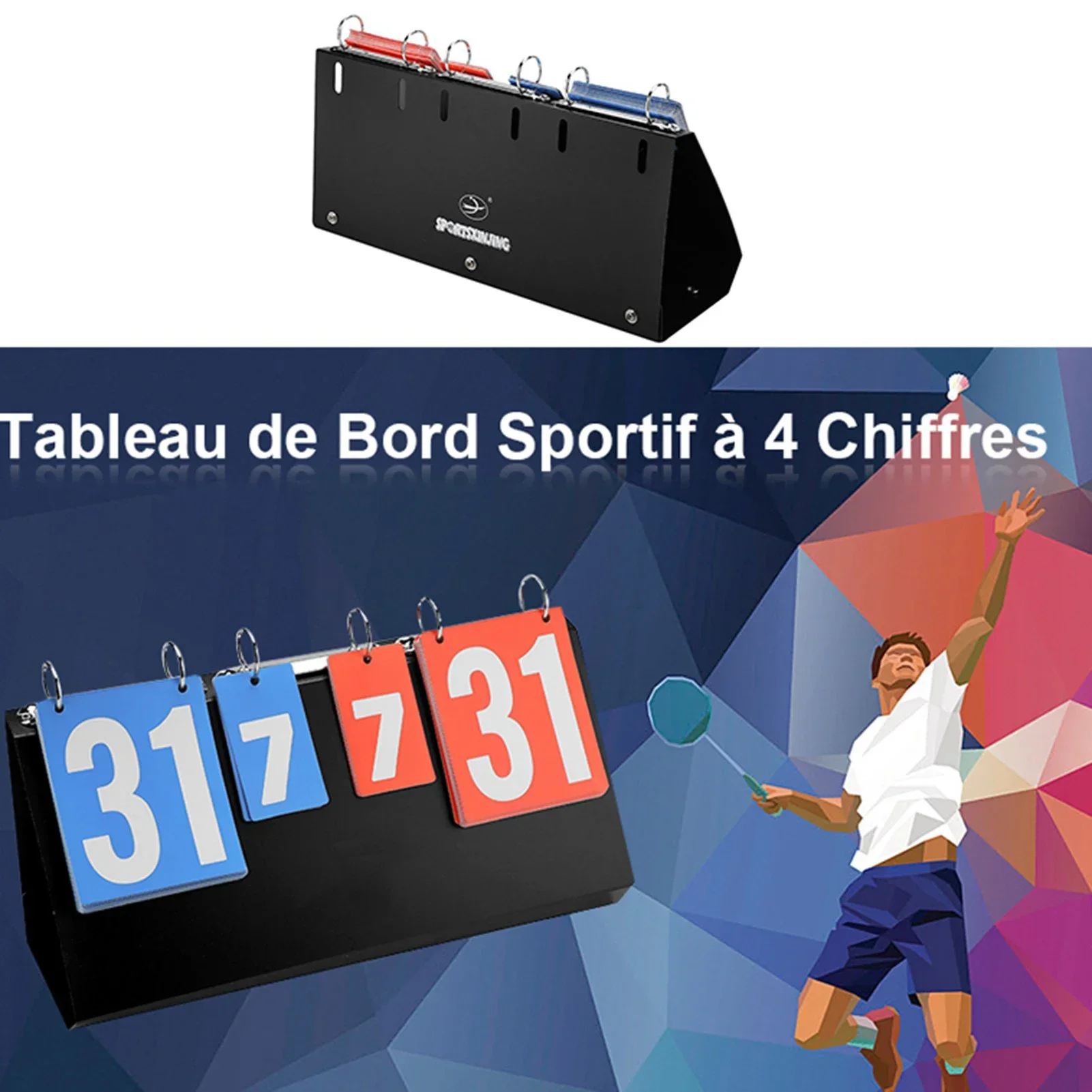 4 Digit Sports Competition Sco - Table Tennis Scoring ulasan dan harga