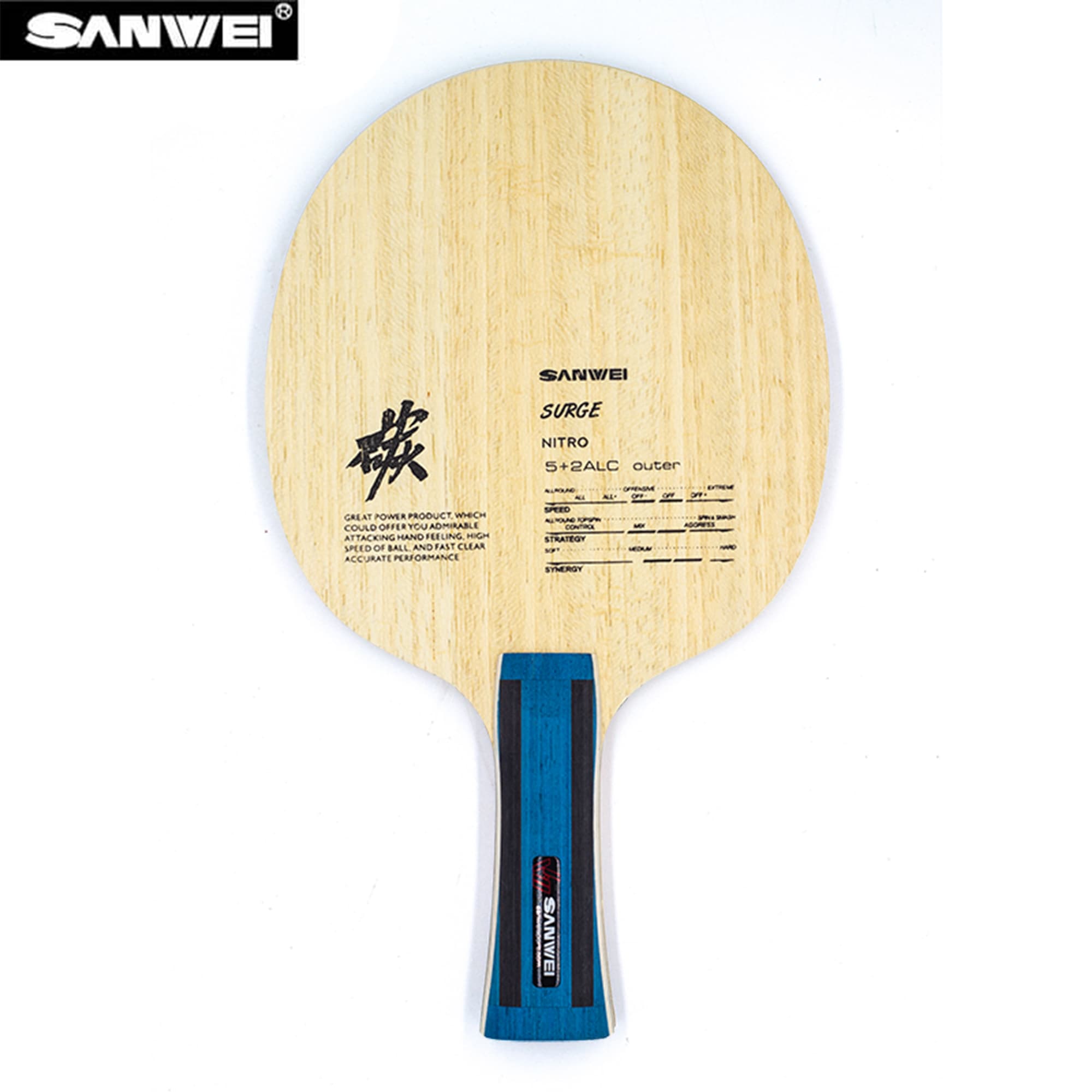 SANWEI Nitro ALC Table Tennis  - Table Tennis Viscaria ulasan dan harga
