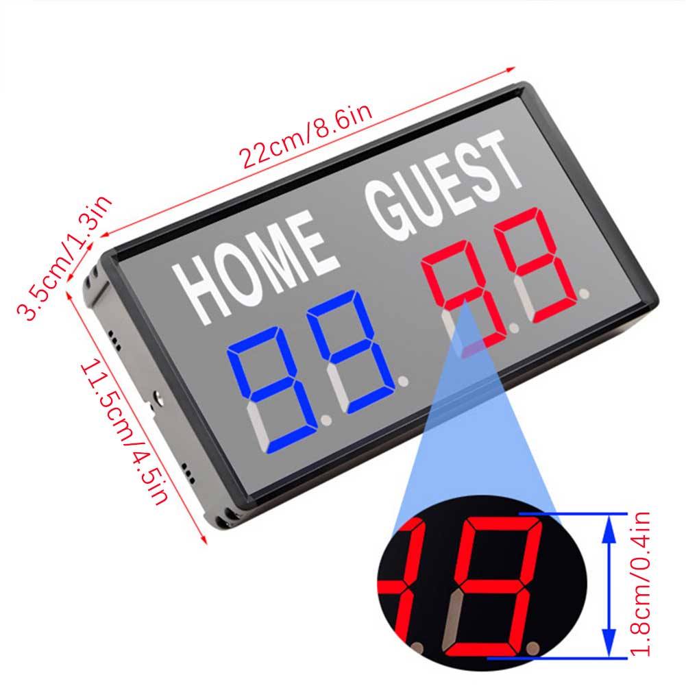 4-Digit LED Electronic Score K - Table Tennis Scoring ulasan dan harga