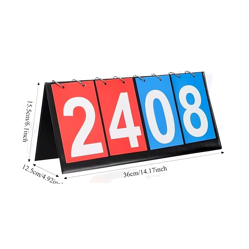 4‑Digit Flip Scoreboard Portab - Table Tennis Scoring ulasan dan harga