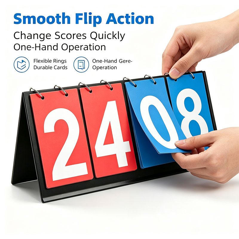 4‑Digit Flip Scoreboard Portab - Table Tennis Scoring ulasan dan harga