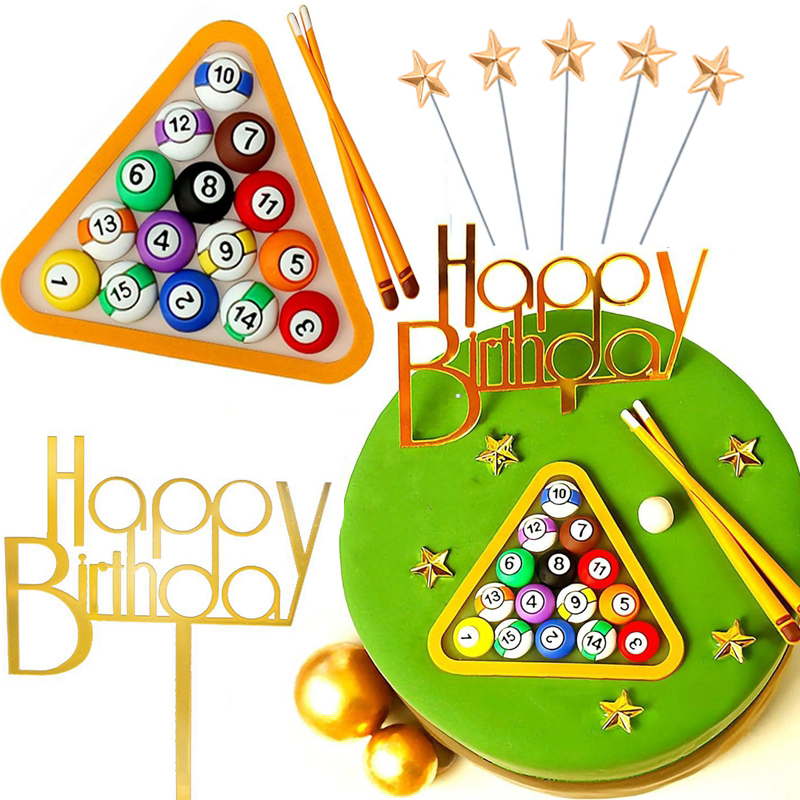 Billiard Ball Cake Decoration  - Table Tennis For Sale ulasan dan harga