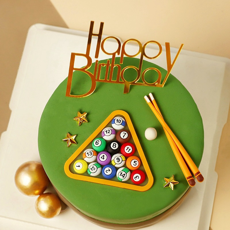 Billiard Ball Cake Decoration  - Table Tennis For Sale ulasan dan harga