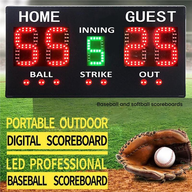 T22C Baseball Scoreboard Elect - Table Tennis Scoring ulasan dan harga