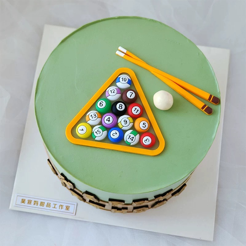 Billiard Cake Birthday Decorat - Table Tennis For Sale ulasan dan harga
