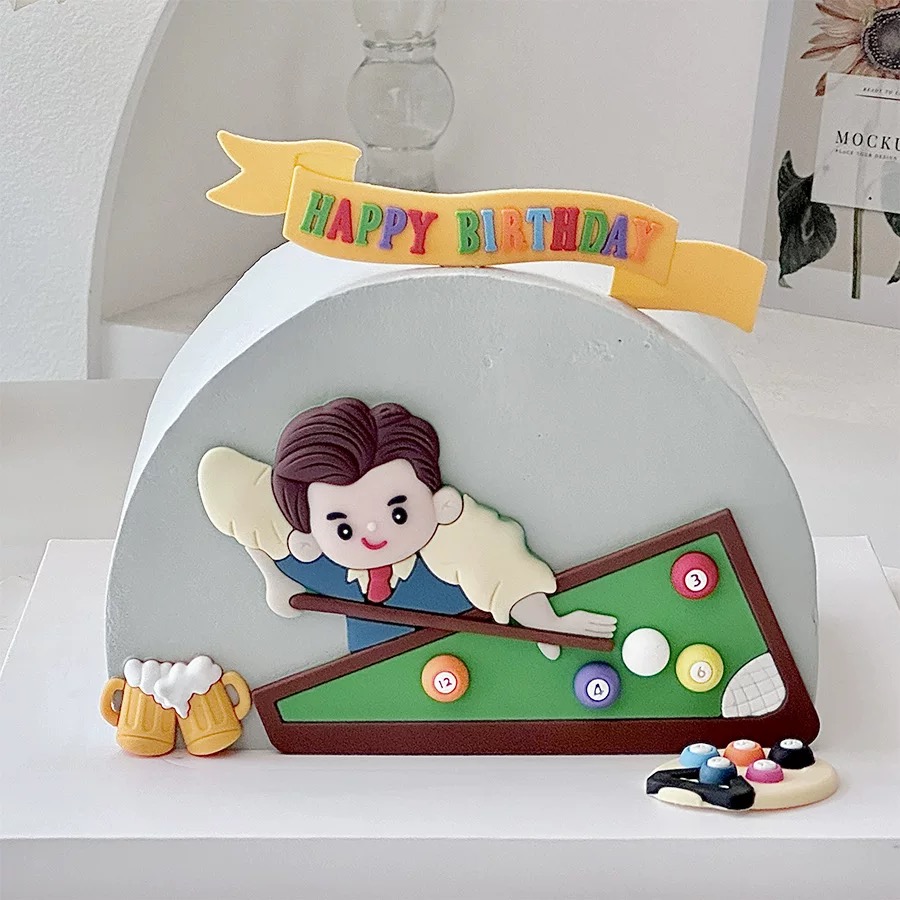 Billiard Cake Birthday Decorat - Table Tennis For Sale ulasan dan harga
