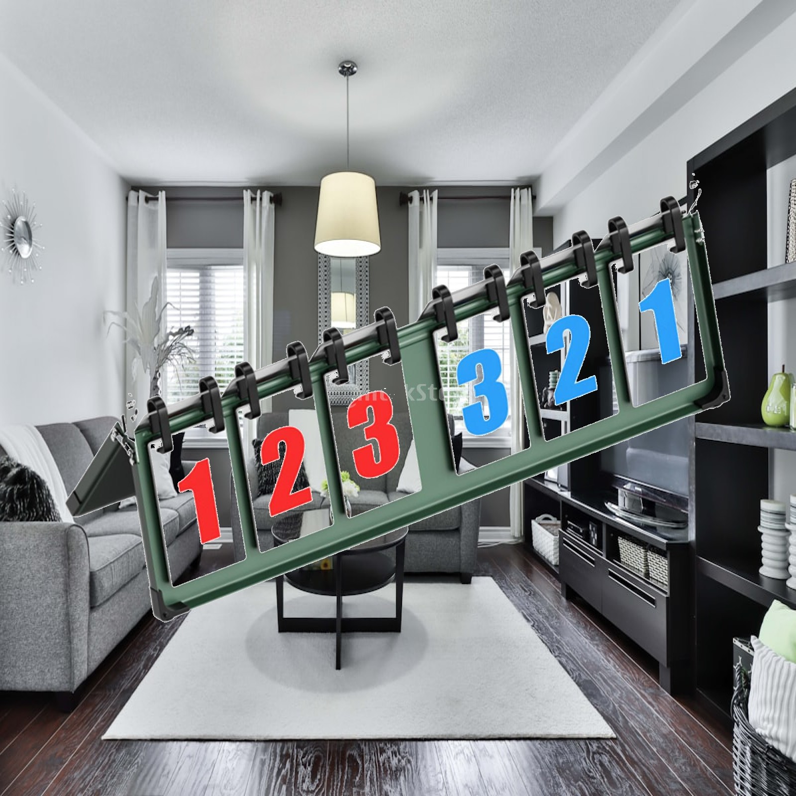 Team Flip Score Board Portable - Table Tennis Scoring ulasan dan harga