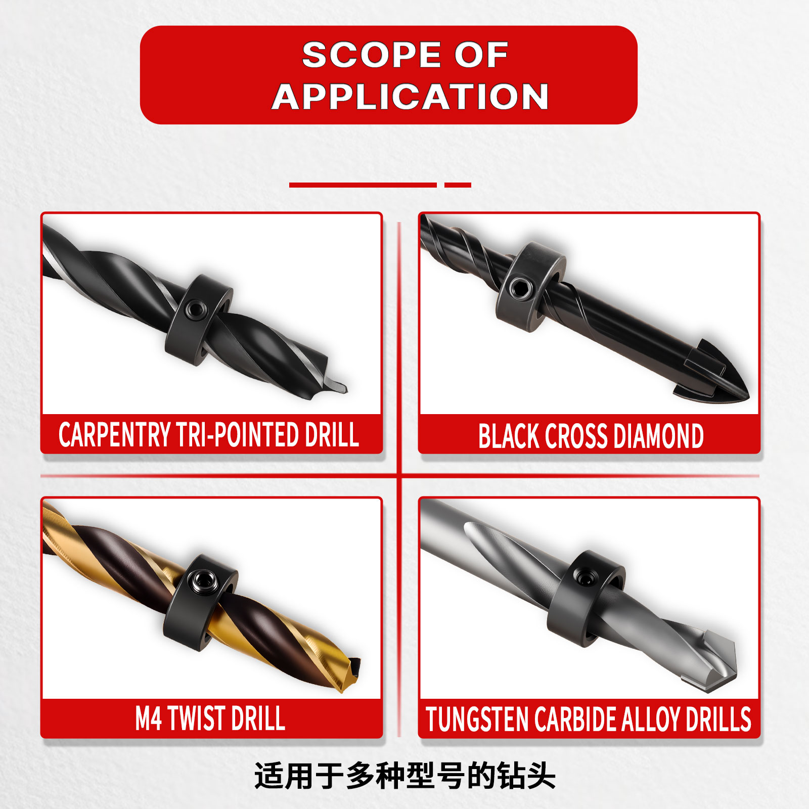 Drill Bit Limit Ring, Twist Dr - Table Tennis Zone ulasan dan harga